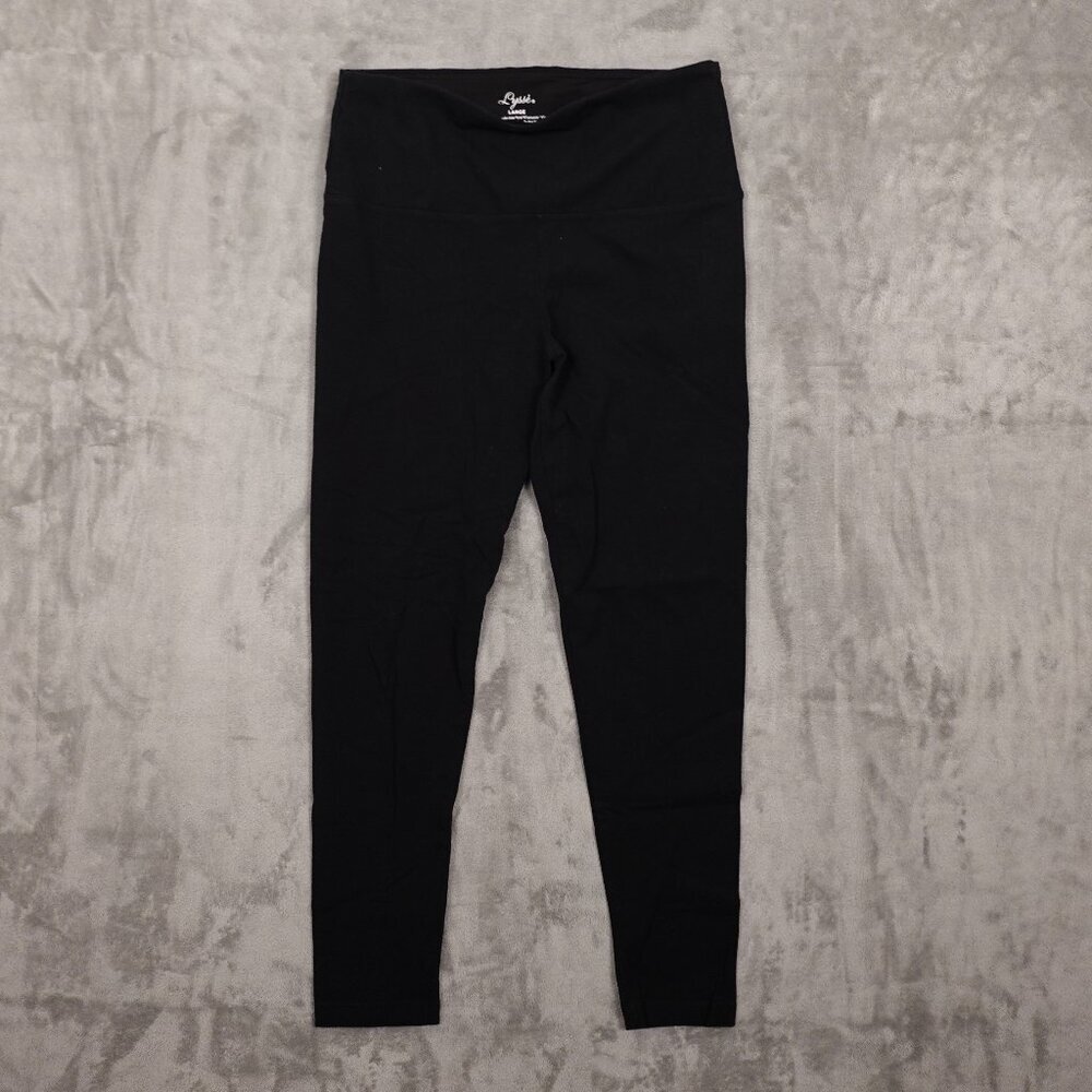 Lysse classic cotton leggings women's large black